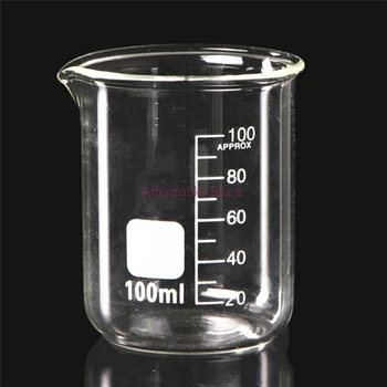 

Handmade Lipstick Container Liquid Measure Tool Homemade Lip Balm Tool 100ml Scale Glass Beaker Transparent Beaker