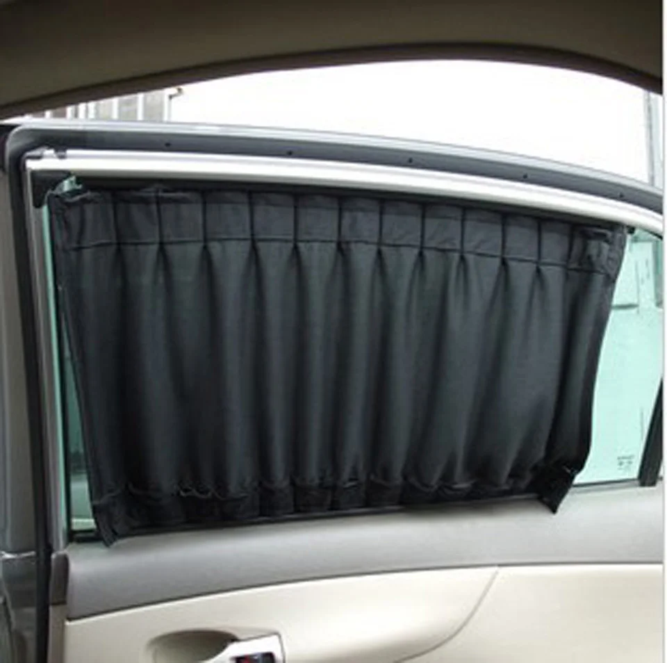 Buy 70cm wide Universal use Anti Ultraviolet Car window Sunshade curtain black