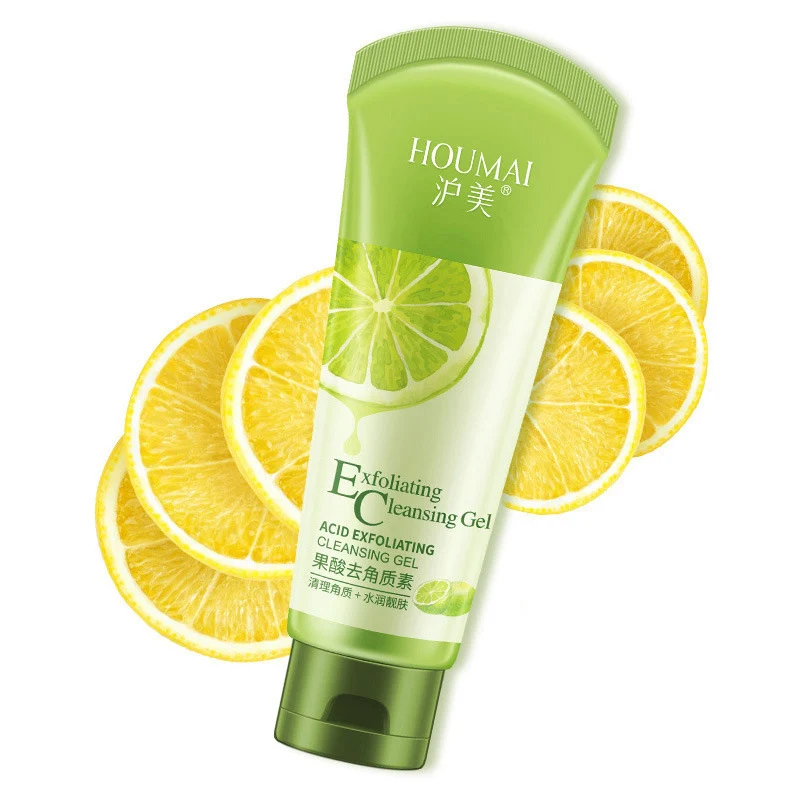 100g HOUMAI Fruit Acid Exfoliating Facial Scrubs Cream, Skin Whitening
