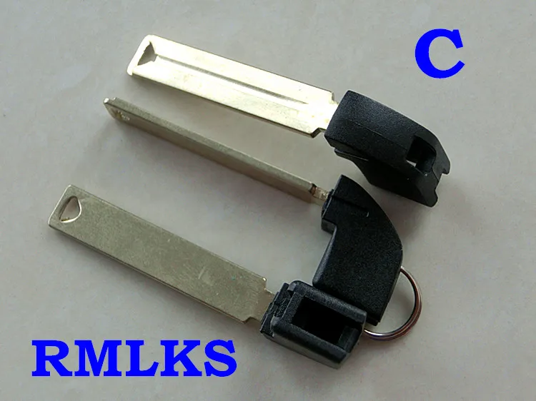 RMLKS бесключевое Входное нерезанное лезвие для Toyota запасной умный ключ Toyota Corolla Camry Prius аварийный Малый ключ лезвие - Цвет: C Blade 5pcs