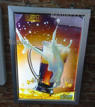 

50x70CM Slim snap frame led backlit advertising light box shop indoor signs