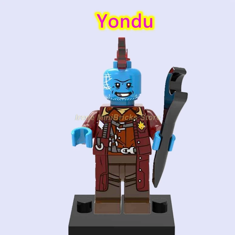 Стражи Галактики Marvel Супер Герои Yondu Star-Lord строительные блоки игрушки Фигурки Мстителей эндшпиль танос Мстители фильм