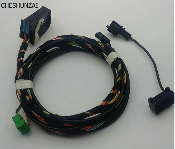 

CHESHUNZAI Car Microphone Bluetooth Set Harness Cable Adapter Old plug 8X0035447A for VW RCD510 RNS510 1k8035730D