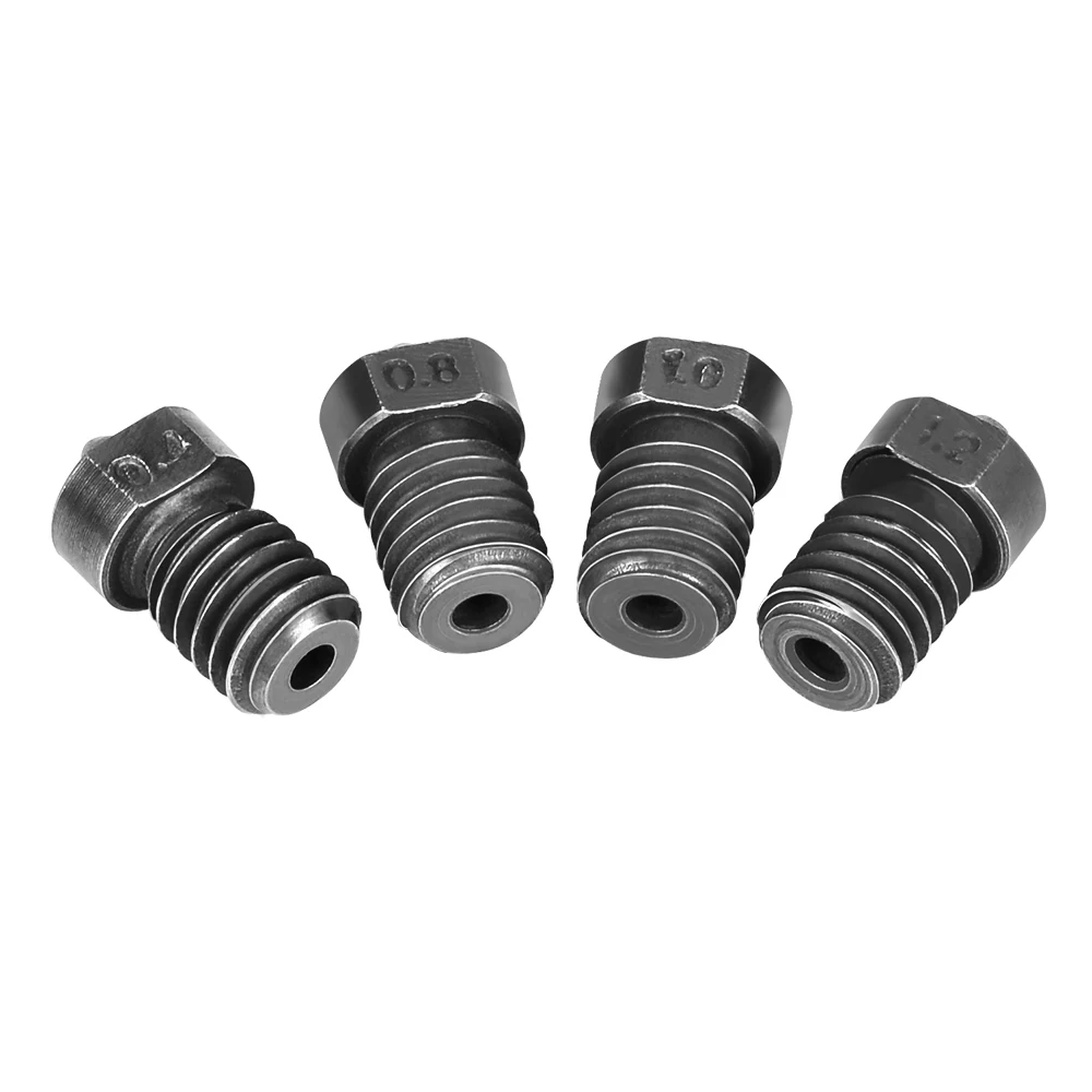 3D طابعة أجزاء V6 فوهة صلابة الفولاذ فوهة M6 موضوع 1.75 ملليمتر 0.4/0.8/1.0/1.2 ملليمتر خيوط عالية الجودة فوهة 3D طابعة أجزاء V6 فوهة صلابة الفولاذ فوهة M6 موضوع 1.75 ملليمتر 0.4/0.8/1.0/1.2 ملليمتر خيوط عالية الجودة فوهة