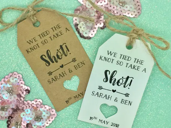 personalized take a shot wedding welcome thank you hangover kit gift wedding welcome cards