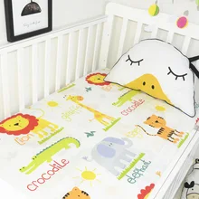 Хлопок, простыня для детской кровати, покрывало, матрас для детской кровати, покрывало для детской кровати, Комплект постельного белья для новорожденных, постельные принадлежности для кроватки, размер 120*60 см