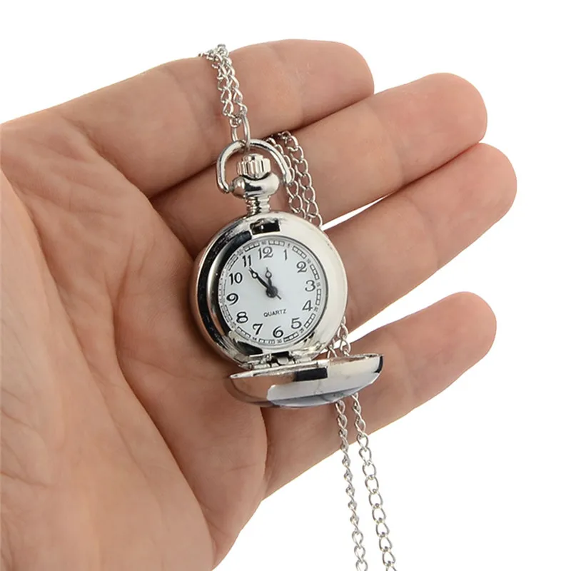 

Vintage Horse Design Quartz Pocket Watch Steampunk Necklace Pendant Clock Chain For Women Men Gifts