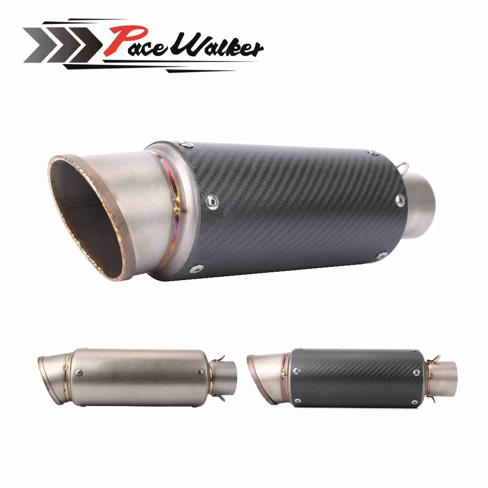 Buy Motorcycle Universal Exhaust Pipe 51mm Ingress