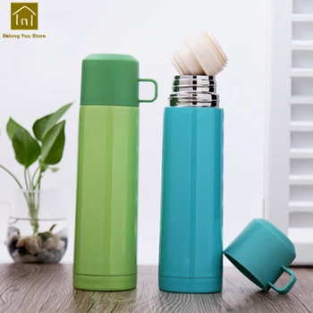 

Straight Insulation Stainless Steel Vacuum Flask Cup Portable Thermos Mug Thermoses Kubek Termiczny Jug Caneca Water Cup LKE083