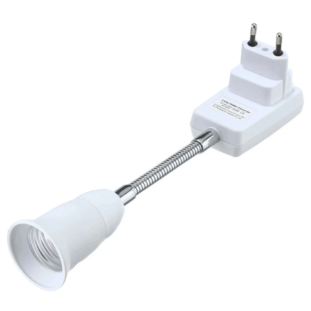 Adaptateur d'extension flexible d'ampoule de douille de lampe de 20cm de long 