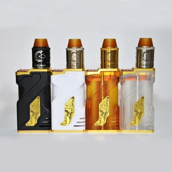 

Newest Kratos Elite Box Mod with Chronos Competition Rda E-cigarette Kits for dual 18650 Battery 510 thread box mod kit