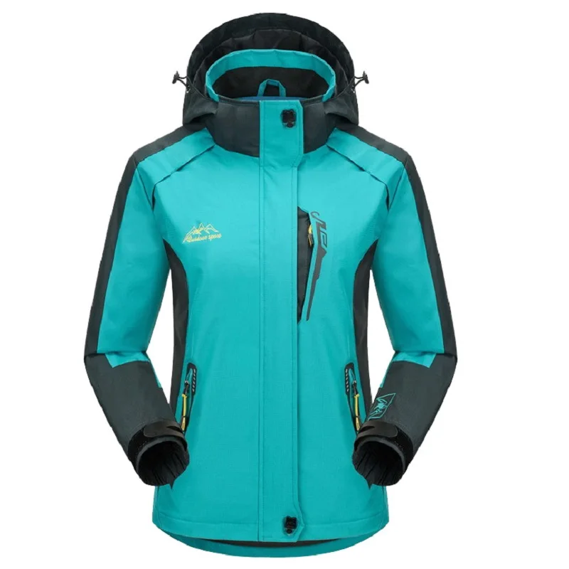 

Women Softshell Jackets Ooudoor Sport Waterproof Windproof Thin Coats Hiking Camping Trekking Climb Female Brand Clothing VB009