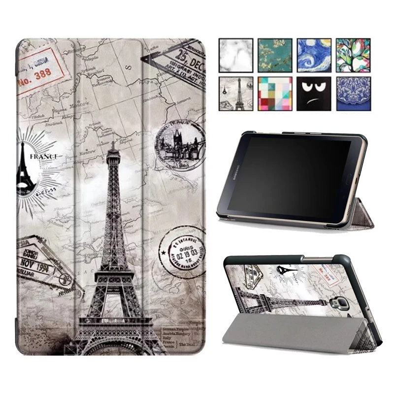 

Case for Samsung Galaxy Tab A 8.0 T380 T385 2017 8.0 inch Cover Funda Tablet PU Leather Folding Flip Stand Shell