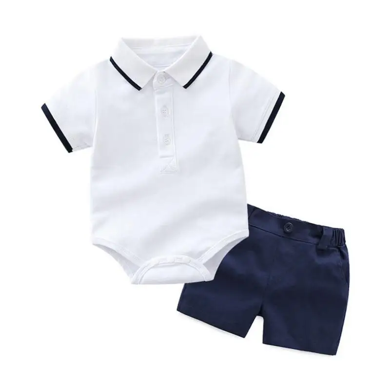 

2019 Kids Boys Children's Clothing Fashion Casual Baby Boy Clothes Sets Summer 2 Pieces Set Cotton T Shirt + Shorts Suit JW7045