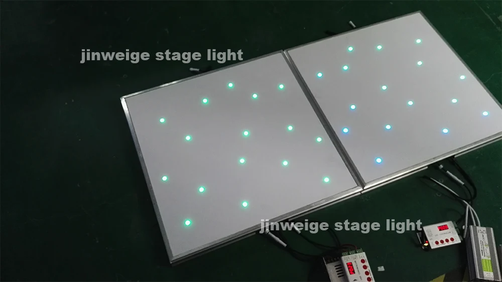 2ft* 2ft белый/RGB цвет Starlite огни мерцающий танцпол светодиодный дисплей для свадебного украшения