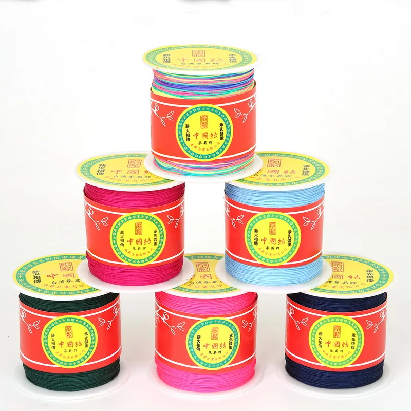 

New Arrival! 150yard/roll 0.4mm Nylon Jade Cord Chinese Knot Cord Bracelet Necklace String Thread for DIY Jewlery & Craft Making