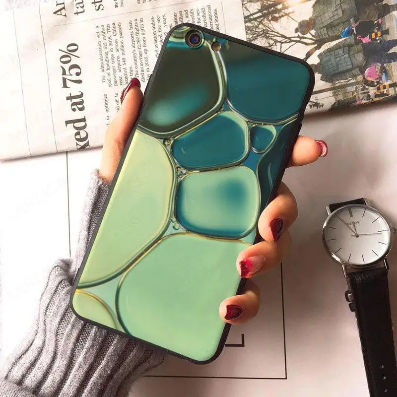 MaiYaCa Color Oil Pattern Skin Hot Printed Cool Phone Accessories For iphone 8 8plus and 7 7plus 6s 6 6plus 5s Cellphones