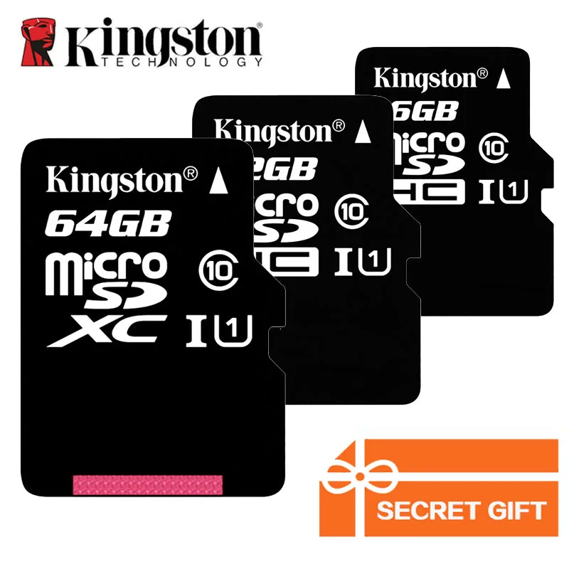 Kingston Micro SD Card 64 ГБ 128 ГБ microSDXC карты памяти класса 10 mini sd карты C4 8 ГБ MicroSDHC карты памяти 16 ГБ 32 ГБ для смартфонов