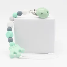 Соски с цепочкой для младенцев, одежда для малышей на силиконовый детская пустышка на цепочке с прищепкой зажим Корона красочные соски с цепочкой для младенцев, игрушки-прорезыватели для малышей пустышки для младенцев, игрушка для кусания