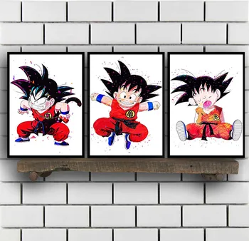 

Dragon Ball Z Wall Art Paint Watercolor Poster