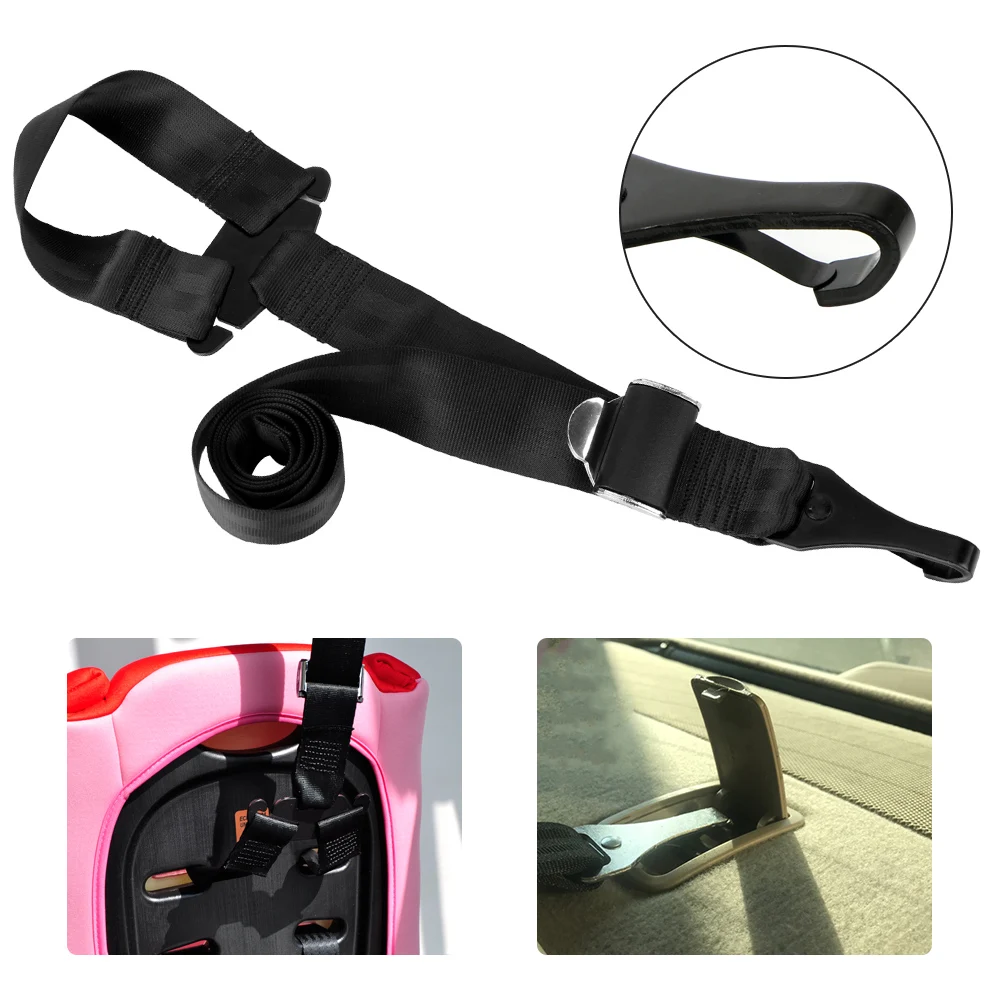 

Car Safety Seat Interface Connection Belts Auto Accessories LATCH Belt Connector For ISOFIX Guide Grooves Child Baby Seat Belts