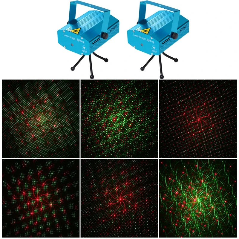 CANSHOU сценический лазерный проектор стробоскоп светильник ing Stroboscope Luzes Para Festa Мини DJ диско лампа вечерние светильник R& B лазерный сценический светильник s