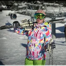 Зимняя Лыжная для открытого воздуха костюм Женская куртка и брюки супер теплый высококачественный ветроустойчивый Влагоустойчивый термический лыжный Сноубординг костюмы