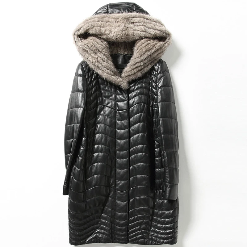 Leather jacket coat winter women 2015 autumn female