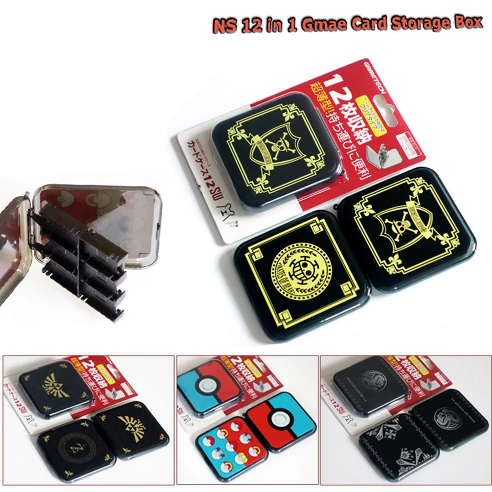 

Nintend Switch 12 in 1 Portable Case Game Card Box Storage Hard Shell for Nintendo Switch NS Game