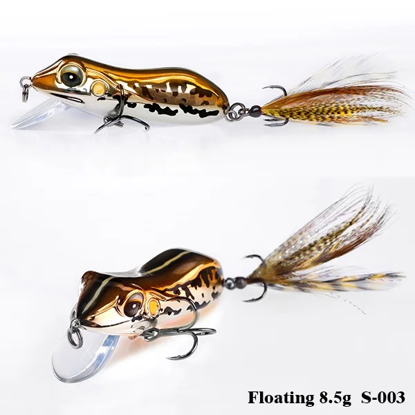 Роскошная серия бренд SFT тип лягушка рыболовная приманка Fishfrog bass sneakhead Crankbait симуляция лягушка искусственная приманка - Цвет: S003F