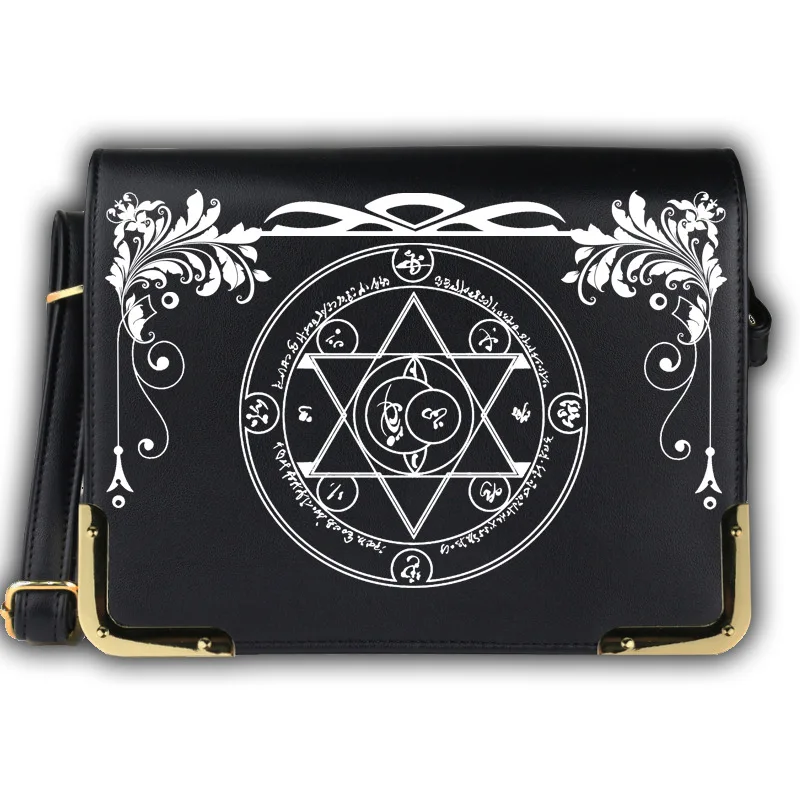 

Japan Anime Fate Hexagonal star Women Girls Magic Book Lolita JK Student Handbag Shoulder Bag Gift Flap