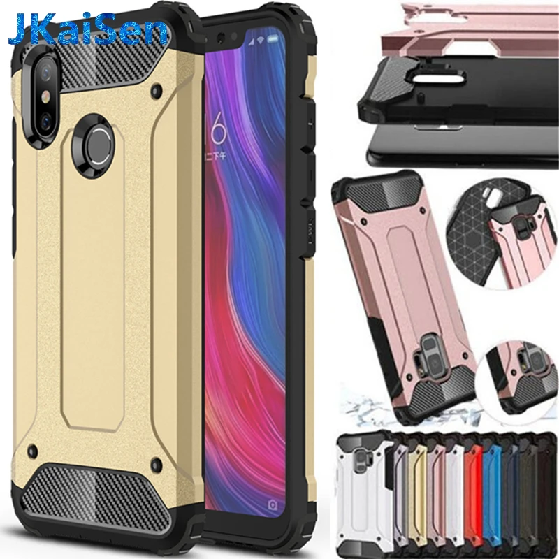 

Strong Hybrid Tough Shockproof Armor Phone Back Case For Xiaomi 8 SE Lite PRO 6 MAX 2 3 MIX 2S Redmi NOTE 4 4X 3 5 6 Plus Cover