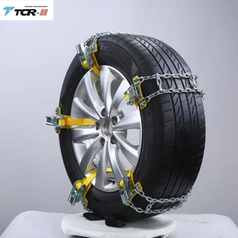Manganese Steel Durable Car Non-slip Chain Easy Application Tire Anti-skid Belt for Snow Road Ice Road Sand