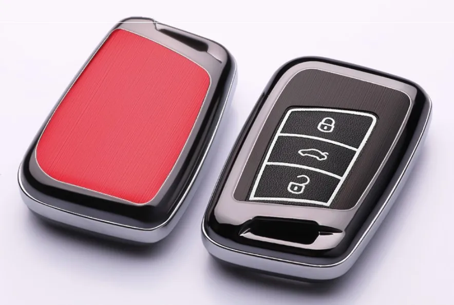 Подарочный держатель для ключей, кошелек, чехол для Volkswagen VW Golf Passat B8 Tiguan MK2 Magotan Skoda A7 Superb, чехол для смарт-ключей