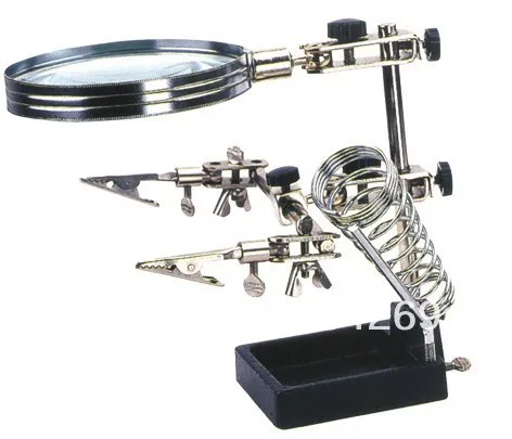 

2X Magnifiers with Auxiliary Fixture and Iron Frame