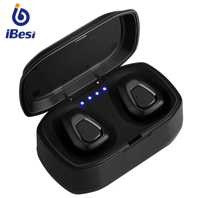 IBESI N7 TWS мини беспроводные наушники Bluetooth наушники Спортивная гарнитура с зарядным устройством для телефона iPhone xiaomi huawei