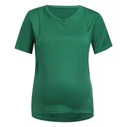 MUQGEW/Женские однотонные топы с короткими рукавами для беременных кормящих, футболки ropa embarazada