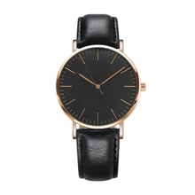 36 MM de lujo señoras reloj de la marca nueva moda de cuero casual de negocios de nylon correa de reloj de cuarzo resistente al agua