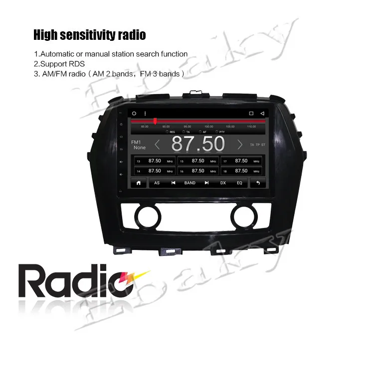 Top NaviTopia 10.1inch  2G /4G RAM 32G /64G ROM Quad Core/Octa Core Android 8.1 Car DVD Radio for Nissan Maxima 2016 s 28
