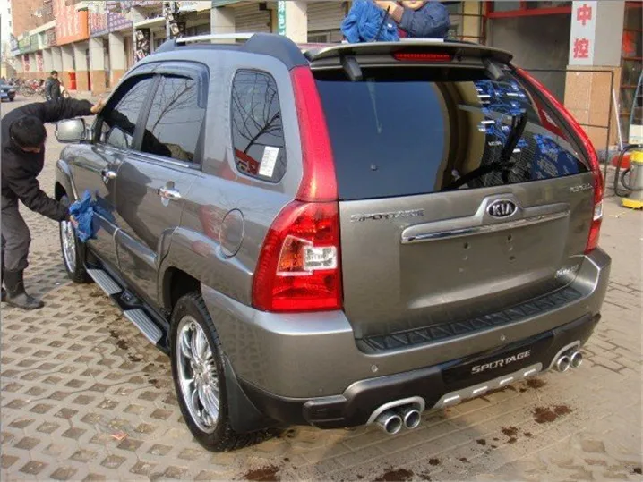 Краска ABS заднее крыло багажника спойлер для Kia Sportage 2007 2008 2009 2010 2011 2012 2013