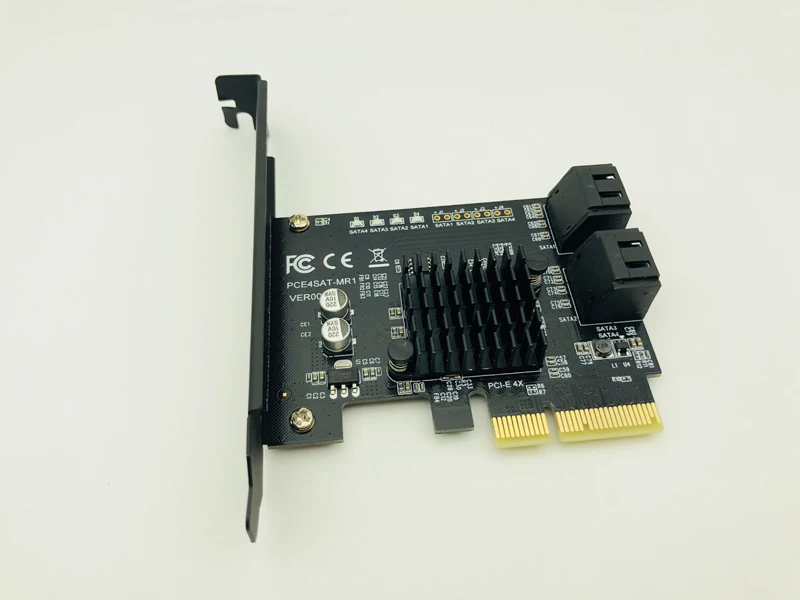 Плата Raid на 4 порта SATA 3 0 PCI Express плата расширения Marvell 88SE9230 совместимая с чипсетом E