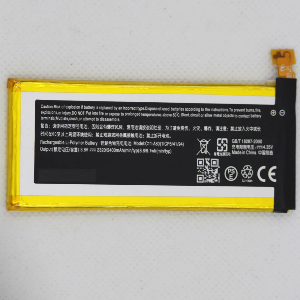 20 шт./лот высокое Ёмкость A80 телефон Батарея для Asus PadFone Infinity A80 A86 C11-A80 2400 мА-ч
