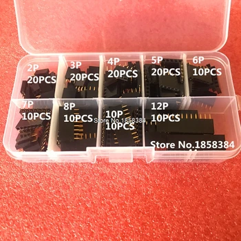 

Stright Female kits 130pcs/lot Pitch 2.54mm 2/3/4/5/6/7/8/9/10//12 Pin Single Row Pin Header Strip PCB Connector