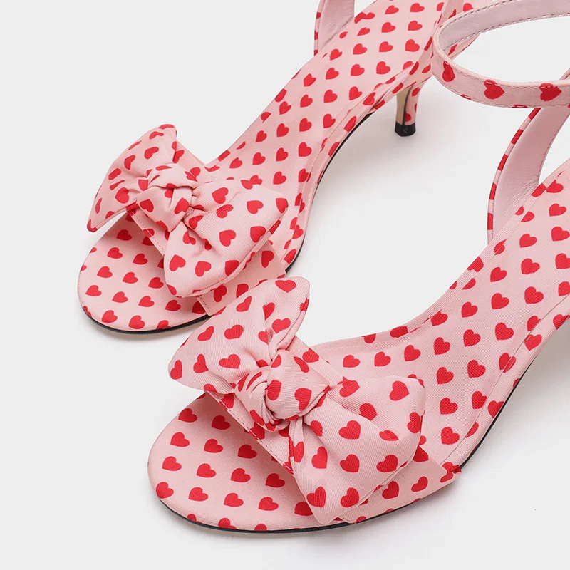 

Women's Heeled Sandals Ankle Strap High Heels 6.5CM Open Toe Mid Heel Sandals Bridal Party Shoes