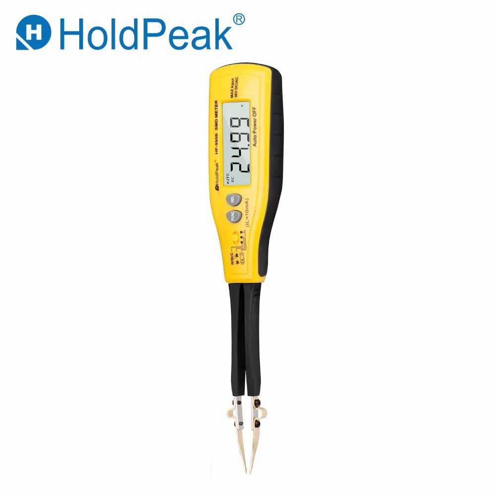 HoldPeak HP 990A DC Напряжение тестер сопротивления Емкость SMD метр Профессиональный smt