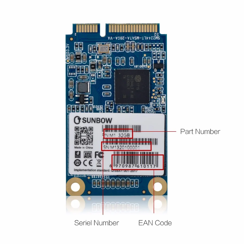 TC-SUNBOW M1-32GB SSD M-SATA2 32 Гб Твердотельный накопитель для настольного ноутбука ПК MacPro подарок бесплатно