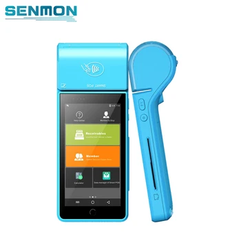 

SENMON EMV PCI Android Handheld POS EDC Card Swipe Machine with Thermal Printer