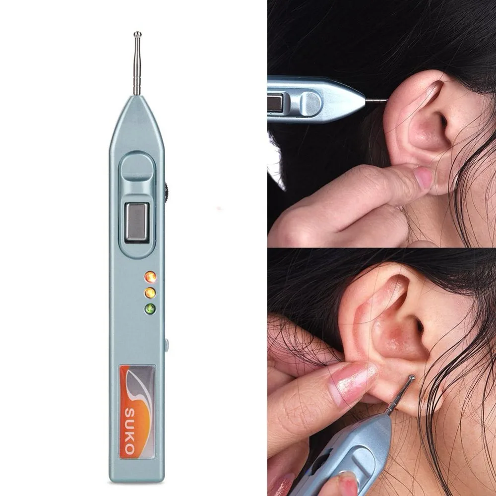 Оптический прибор для обнаружения ушных лучей Предупреждение ющий звук, аурикулотерапия, Акупрессура, ушной акупрессур, массажный зонд