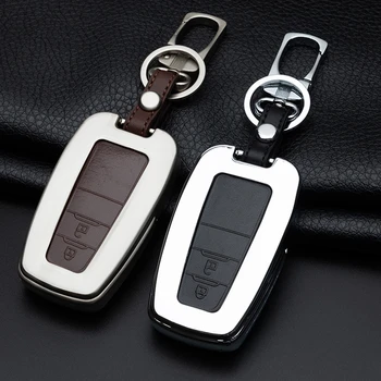 

Car Galvanzed Alloy Key Cover Chain Holder Case For Toyota CHR C-HR Prado Camry Prius Corolla RAV4 Avalon 2019 Key Accessories