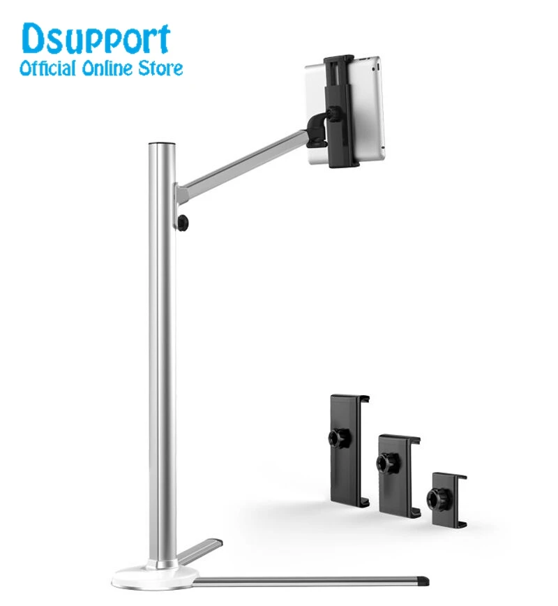 TV-Mount-UP-6-Smartphone-holder-Tablet-PC-Floor-Stand-Single-Arm-Bracket-360-Degree (1)